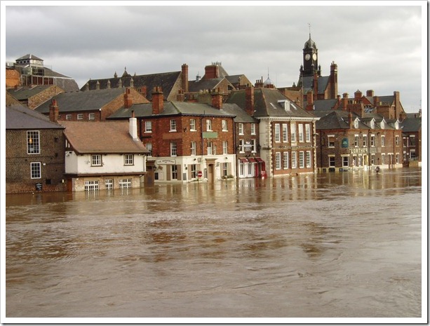 River Ouse in flood, York