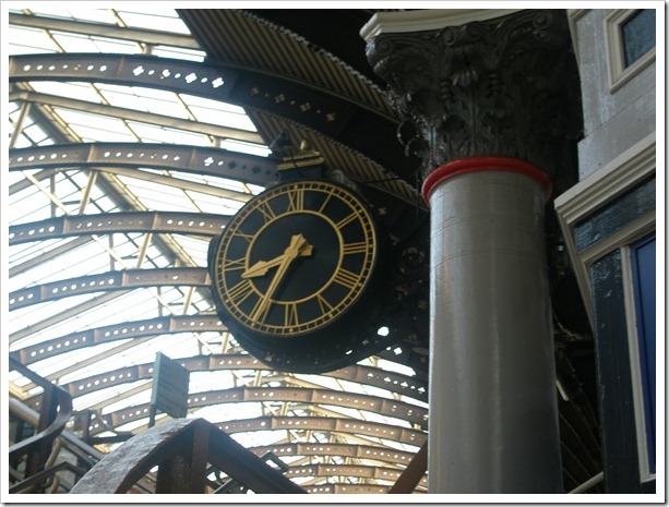Clock at York Station